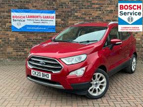 FORD ECOSPORT 2020 (20) at Lamberts Garage Leven