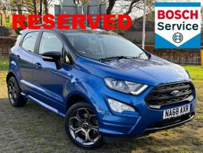 FORD ECOSPORT 2018 (68) at Lamberts Garage Leven